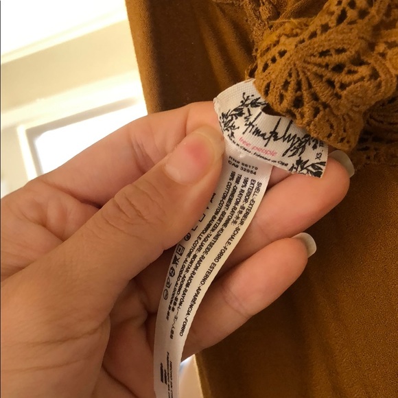 Free people mustard caramel tunic - Picture 3 of 3